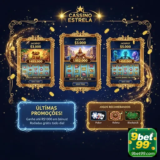 Promoções do cassino 9bet99 destacando ofertas e eventos especiais.