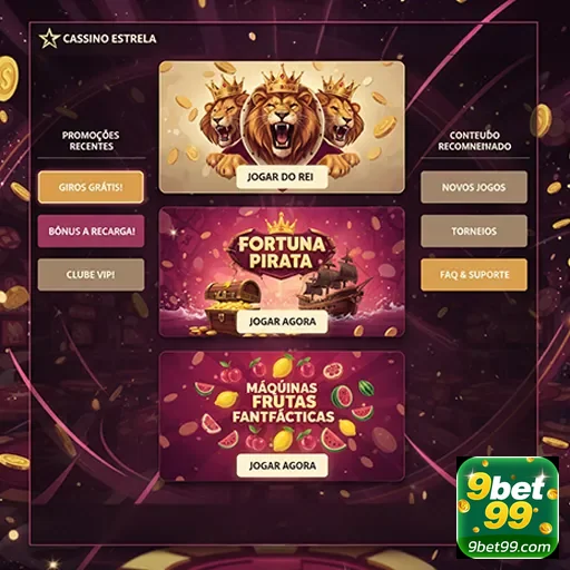 Promoções e jogos do cassino 9bet99, diversão garantida e muitas oportunidades de ganhar!